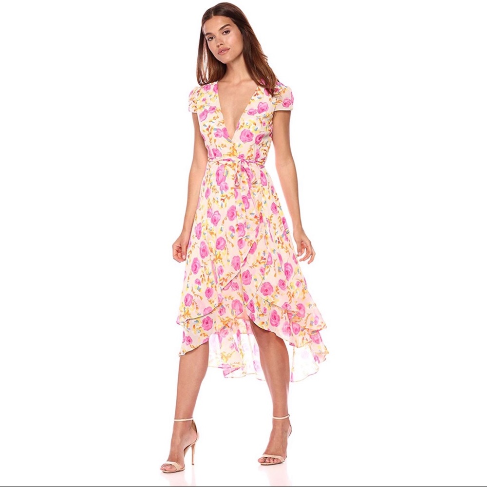Betsey Johnson Floral Wrap Dress